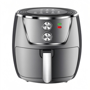 Friteuse à air électrique moderne de haute qualité four carré en plastique contrôle numérique Protection contre la surchauffe panier unique gril allemand - Product Image 5