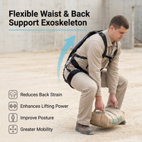 Exosquelette passif à assistance dynamique avec châssis élastique et mécanisme pivotant pour les opérations de levage dans la logistique et la fabrication