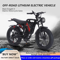 Vélo Électrique Urbain à Succès Commercial 48V 1000W Double Moteur Pneus Larges E-bike Sans Balais Double Suspension Pneus Neige Tout-Terrain Batterie Lithium