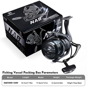 Moulinet de pêche à culbuteur <span class=keywords><strong>en</strong></span> métal ultra fort 4.8:1 5 + 1BB Max Drag 18KG Moulinet de pêche <span class=keywords><strong>en</strong></span> eau salée super fort - Product Image 6