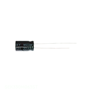 ตัวเก็บประจุ33 uF 20% 63V รัศมี th 33 uF ตัวเก็บประจุผ่านรูผ่าน SEK330M063ST - Product Image 1