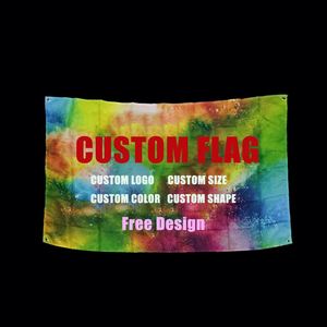 Custom Made Flags Factory High Quality Custom Flag Promotional <b>Cheap</b> Polyester Banner - Product Image 1