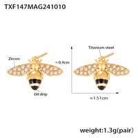 Collier, bracelet, bague et boucles d'oreilles en zircon avec sertissage en forme de ruche, plaqué or 18 carats, bijoux de luxe léger