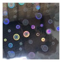Film holographique à motif de cercle transparent d'hologramme BOPP