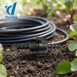 Acoplamiento Recto de Plástico Negro Virgen de 16 mm Viet Drip con Opción de Logotipo Personalizado para Sistemas de Riego por Goteo Agrícola - Product Image 3