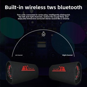 Factory Wholesale <strong>Car</strong> Audio High-Power Subwoofer <strong>Bluetooth</strong> with Microphone USB Card Slot Tunnel <strong>Speaker</strong> - Product Image 3