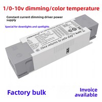 Transformateur de température de couleur AIDimming 0-10V, alimentation LED dimmable 1-50W pour projecteur et downlight LED
