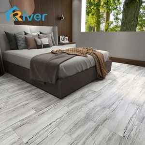 Chão de piso híbrido de madeira do núcleo rígido de quartzo 1220mm x 180mm, fornecedor de piso de vinil royal spc