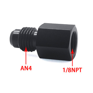 Conector de aluminio Jiax AN3 AN4 macho a 18 NPT hembra para enfriador de aceite para sistemas hidráulicos automotrices - Product Image 5