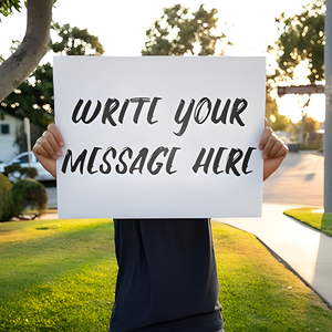 环保白色PP高密度聚丙烯空白海报板标牌切割服务可定制尺寸形状促销 - Product Image 5