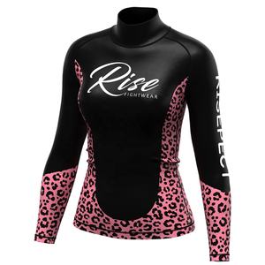 Maillot de bain de surf noir à manches longues pour femme, protection anti-UV, style Flower Diving - Product Image 5