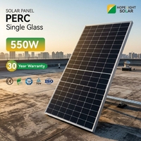 Panneau Solaire Monocristallin PERC 550W 555W 560W 565W 570W à Vendre – Idéal pour Systèmes Solaires Domestiques
