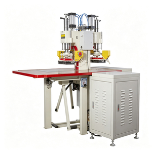 Machine à souder haute fréquence à double pédale pour tissu enduit <span class=keywords><strong>PVC</strong></span> Textilène 5KW~15KW, nouvelle <span class=keywords><strong>buse</strong></span> de valve d'air TPU - Product Image 4