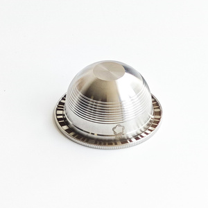 Cápsulas de Café Redondas Reutilizables de Acero Inoxidable Allwin, 80/<span class=keywords><strong>150</strong></span>/230/414 ml, con Código de Barras, Recargables, Compatibles con Vertuoline - Product Image 2