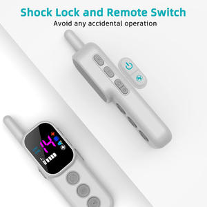 Dispositivo ajustable de control de ladridos para adiestramiento de mascotas, pitido, vibración, choque seguro, collares electrónicos impermeables, <span class=keywords><strong>Collar</strong></span> de perro antiladrido con control remoto - Product Image 3