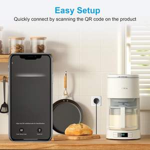 ปลั๊กอัจฉริยะ Antela Matter รุ่น EU 16A พร้อม Wi-Fi ตรวจสอบพลังงาน ใช้งานร่วมกับ Alexa และ Google ปลั๊กพลาสติกอเนกประสงค์ - Product Image 2