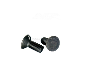 DIN604 de acero al carbono negro punta <span class=keywords><strong>avellanado</strong></span> plano pernos, <span class=keywords><strong>Perno</strong></span> de carro <span class=keywords><strong>M6</strong></span> a M24 - Product Image 1