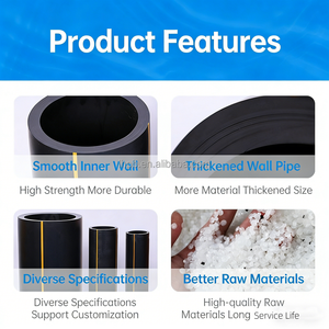 Tubería de Gas SDR21 HDPE PE100, Tubo de Polietileno de Alta Densidad - Product Image 5