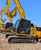 Excavatrice CAT 312, poids en ordre de marche de 3 tonnes, godet de terrassement d'une capacité de 0,12 m³, équipement de construction d'occasion