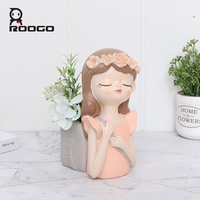 Organisateur de bureau personnalisé en résine fait main, design moderne, léger, écologique, blanc et rose, décoration florale artificielle pour la maison