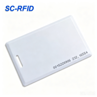 Wasserdichte 1,8mm Dicke RFID Proximity ID-Karte Blanko Weiße Karte Mit TK4100 Chip für Aufzug- und Wohnungszugangssysteme