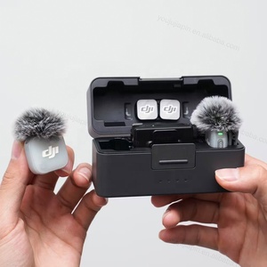 Micro sans fil DJI Mic Mini 2 (2 émetteurs + 1 récepteur + étui de charge) compatible <span class=keywords><strong>iPhone</strong></span> Android Caméra 48H d'autonomie pour Vlog Interview Live - Product Image 1