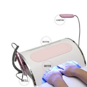 Lámpara LED multifuncional 5 en 1, aspiradora, secador de uñas, funciones de fototerapia, cojín de mano incorporado, Lima de pulido de uñas - Product Image 1