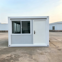 Maison modulaire ignifuge, isolée, respirante, à montage rapide, avec grandes fenêtres, pour hôpital, atelier, entrepôt, utilisation en extérieur