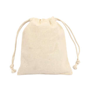 Bolsas Reutilizables con Cordón de Algodón Orgánico 100% con Logotipo Personalizado y Precio Comparativo - Product Image 2