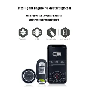 Keyless Start Universal Auto Electronics Valid For All Vehicles Car Accessories Button To Start Push Start System Keyless Entry