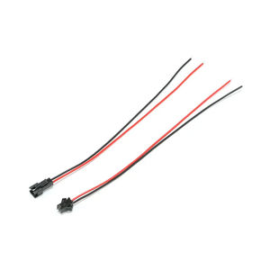 JST SM 2-контактный штекер штырьковый соединитель для проводов 22AWG для светодиодной полосы светодиодный драйвер лампы - Product Image 3