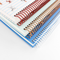 Cuaderno Espiral A4/A5S con Diseño de Perros en Momentos de Felicidad, 100 Hojas, Cubierta de Cuero Duro, Regalo para Oficina y Material Escolar, Diario
