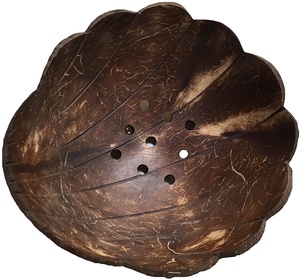 Porte-savon en coquille de noix de coco pour la salle de bain, en matériaux naturels, porte-savon en coco pour cadeau - Product Image 2