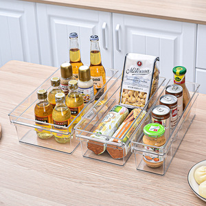 Refrigerator <b>Freezer</b> Drawer Organizer Rectangle Food Storage <b>Box</b> With Lattice For Egg And Vegetable Preservation - Product Image 2