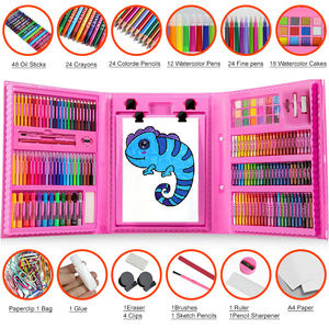 Kit di articoli da disegno di alta qualità Set di <span class=keywords><strong>208</strong></span> pezzi Art Painting colore per bambini Set di <span class=keywords><strong>208</strong></span> di Arte Piezas per bambini - Product Image 4