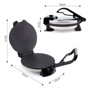 Plancha Eléctrica de 35 cm con Calentamiento de Doble Cara, Control de Temperatura Ajustable, Panel Antiadherente de PTFE, para Crepas, Pizza y Panqueques - Product Image 5