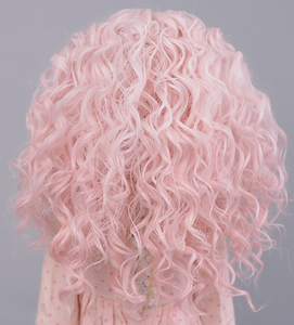 Peluca <span class=keywords><strong>de</strong></span> cabello rizado <span class=keywords><strong>de</strong></span> <span class=keywords><strong>lana</strong></span> para niñas, peluquín <span class=keywords><strong>de</strong></span> <span class=keywords><strong>muñeca</strong></span> <span class=keywords><strong>de</strong></span> amor - Product Image 3