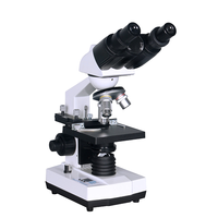 Two-Person Multi-Viewing Electron Microscope Two Heads 1080p Camera 400x Auto Focus for Laboratory Educational Use