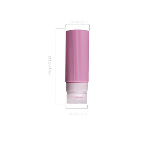 Nouvel ensemble de voyage en silicone de style minimaliste portable d'<span class=keywords><strong>Amazon</strong></span>, capacité de 90 flacons, contenants de rangement pour shampooing et lotion - Product Image 5
