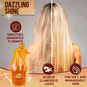 Shampooing Traitant à l'Huile d'Argan Marocaine pour Femmes et Hommes - Cheveux Secs, Abîmés et Gras - Hydratant et Nourrissant - Qualité Salon - Product Image 2