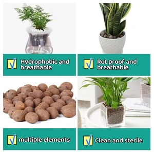 Billes d'argile expansée légères 8-14 mm LECA pour l'hydroponie, le jardinage et le drainage des plantes d'intérieur - Product Image 6