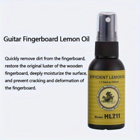 Guitar Lemon Oil Fretboard Care for Guitar Fingerboard Cleaning Fret Care Removes Dirt Grease