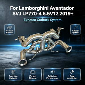 Tubo de Escape Catback Valvetronic de Acero Inoxidable de Alto Rendimiento para <span class=keywords><strong>Lamborghini</strong></span> <span class=keywords><strong>Aventador</strong></span> <span class=keywords><strong>SVJ</strong></span> LP770-4 6.5V12 2019-2022 - Product Image 1