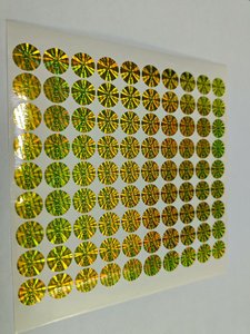 Autocollants adhésifs de haute sécurité personnalisés, hologramme, <span class=keywords><strong>code</strong></span> QR, rouleau de vinyle, étanche, scellage holographique pour la promotion - Product Image 6