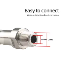 Adaptateur de mamelon d'accouplement KEW en acier inoxydable 1/4 ''connecteur rapide haute pression pour lave-auto outils de nettoyage de mousse de neige