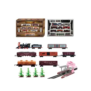 B/O train plastic railway toy wholesale