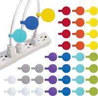 Etiqueta autoadhesiva personalizable resistente al calor para teléfono móvil y cable de ordenador con acabado de color ecológico