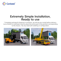 Canbest 3 sisi luar ruangan Digital Mobile iklan truk kotak layar tampilan Led truk dipasang papan reklame tanda Panel Rgb untuk bioskop