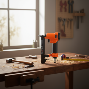 Pistolet à agrafes pneumatique Vevor 22 jauges, couronne de 3/8 pouces, longueur de 5/32 à 5/8 pouces, pour le travail du bois et le bricolage - Product Image 2