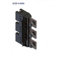 Connecteur mobile de circuit principal 125A XCZ9, connecteur mâle 3 pôles, fiche de contact primaire pour tableau de distribution MCC
